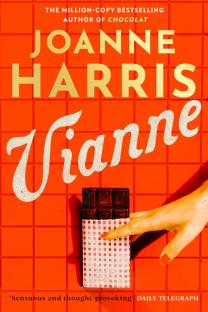 Book cover for Joanne Harris' Vianne, featuring a chocolate bar.