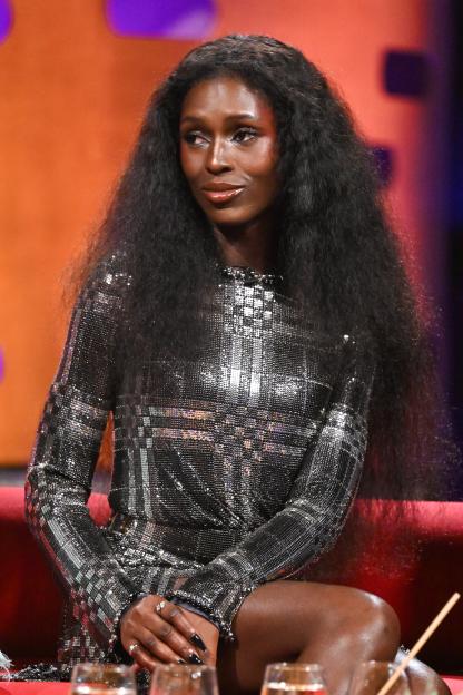 Jodie Turner-Smith during filming for The Graham Norton Show.