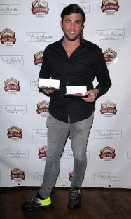 Jack Fincham at the launch of his pen range.