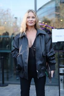 Kate Moss at the Stella McCartney fashion show.