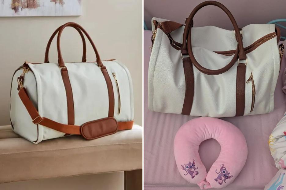 ‘Expensive-looking weekend bag at bargain price’ goes viral as it’s big enough for 2 people & could be a hospital bag 