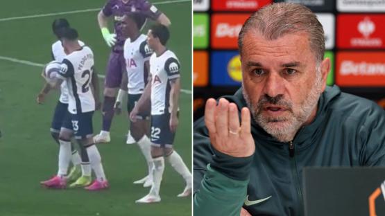 ‘Turning gold into c**p’ – Ange Postecoglou kicks off again over criticism of Tottenham penalty farce