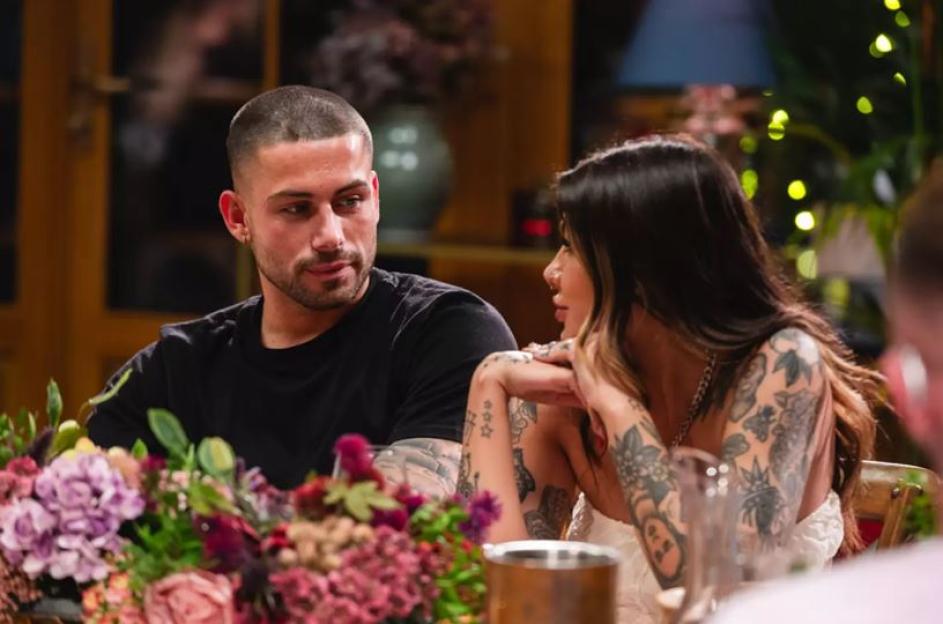 Ryan and Sionainn at a Table
