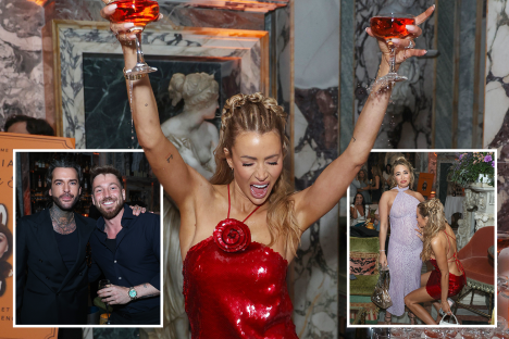 Inside Olivia Attwood’s star-studded 34th birthday celebrations at posh London restaurant