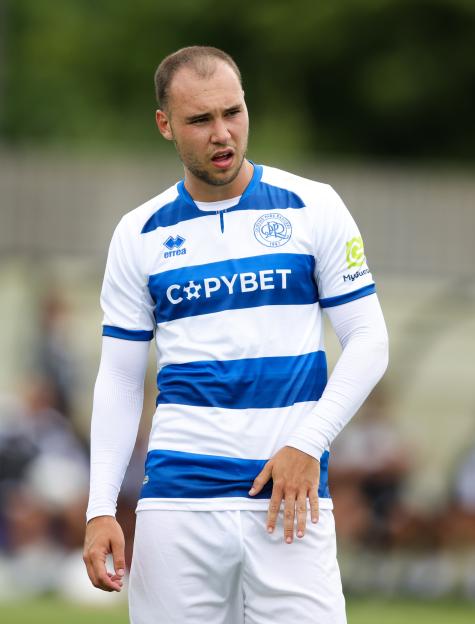 Harvey Vale of QPR in a soccer uniform.