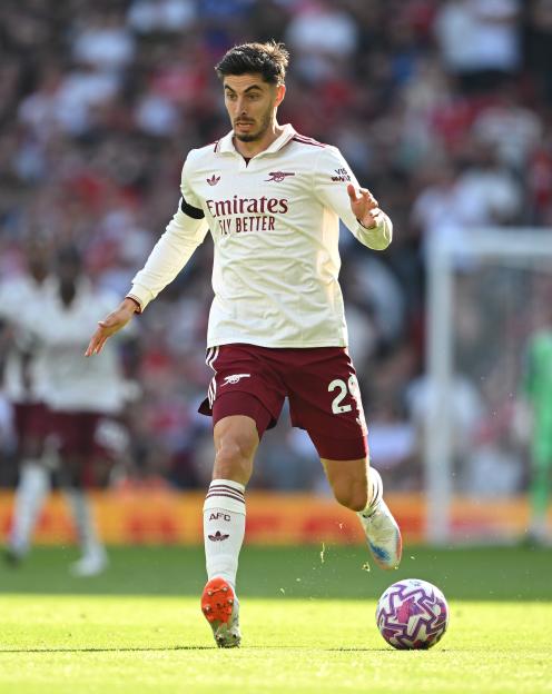 Kai Havertz of Arsenal playing soccer.