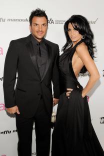 Peter Andre and Katie Price at a photocall.