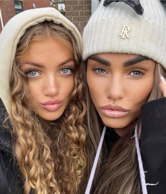 Princess Andre and Katie Price in a selfie.