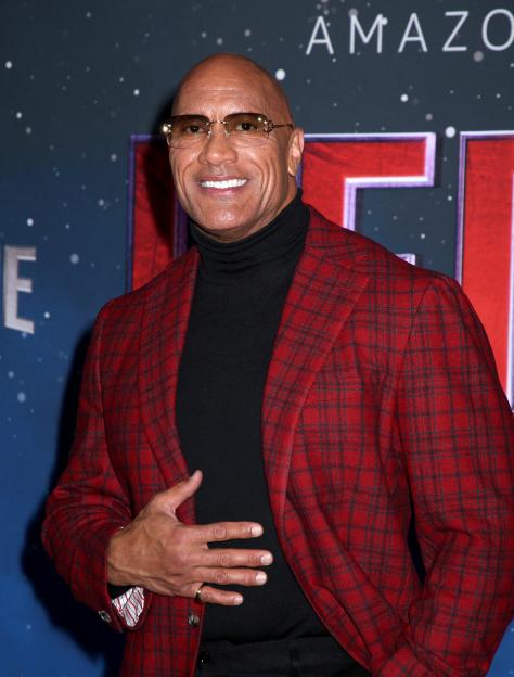 Dwayne Johnson at the premiere of Amazon MGM Studios' "Red One."