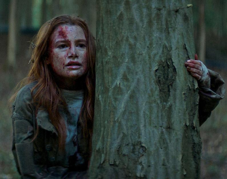 Undated film still from The Strangers: Chapter 2. Pictured: Madelaine Petsch as Maya. See PA Feature SHOWBIZ Film Reviews. WARNING: This picture must only be used to accompany PA Feature SHOWBIZ Film Reviews. PA Photo. Picture credit should read: Lionsgate. All Rights Reserved. NOTE TO EDITORS: This picture must only be used to accompany PA Feature SHOWBIZ Film Reviews
