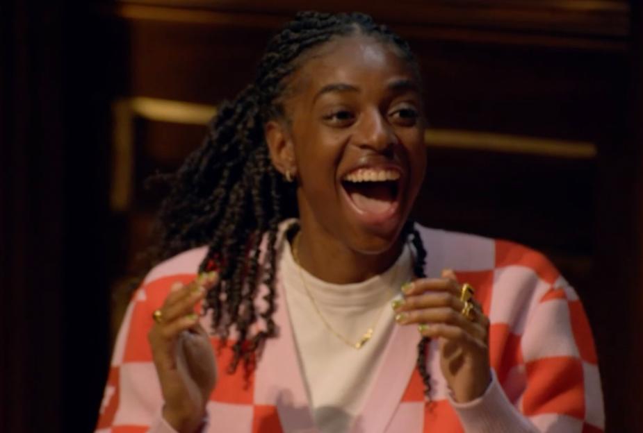 Cat Burns from The Traitors.