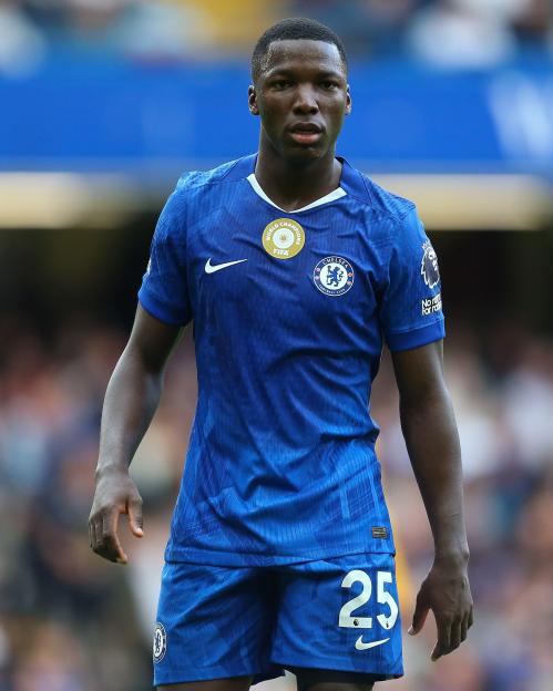 Moises Caicedo during the Premier League game between Chelsea and Brighton & Hove Albion at Stamford Bridge.