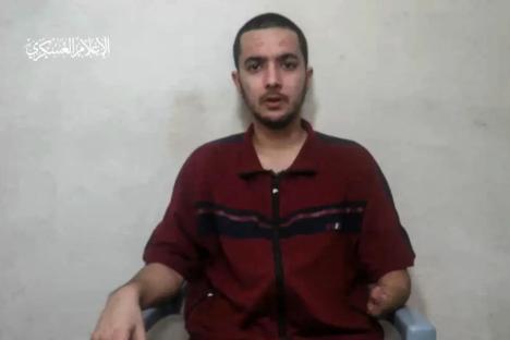 Hamas releases video of man identified as Israeli hostage