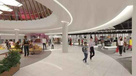Illustration of Manchester Airport Terminal 3 transformation.