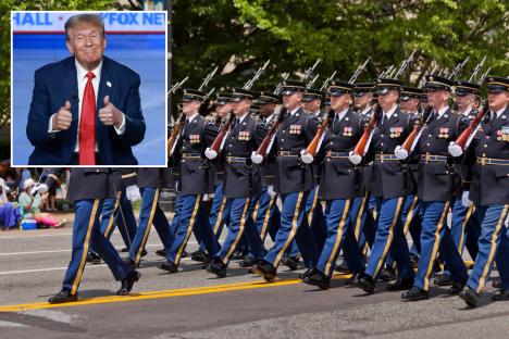 Trump planning huge $100million US military parade on his BIRTHDAY that will snake through Washington DC