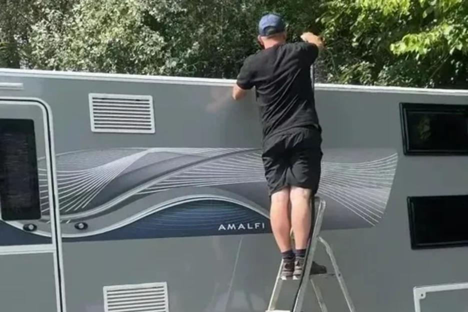 I gave up newbuild house & 2 cars to live in a £25k caravan with my 2 kids – I’ve worried we were crazy but we’re happy