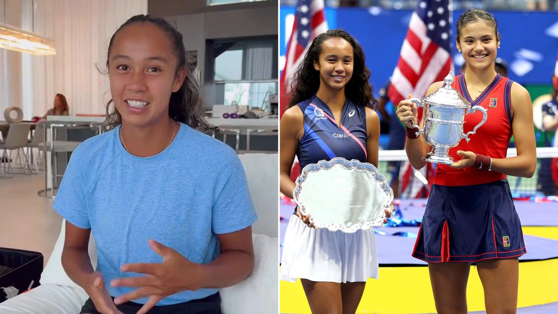 Emma Raducanu’s US Open final opponent Leylah Fernandez asks lucky fan out on DATE before major tennis tournament