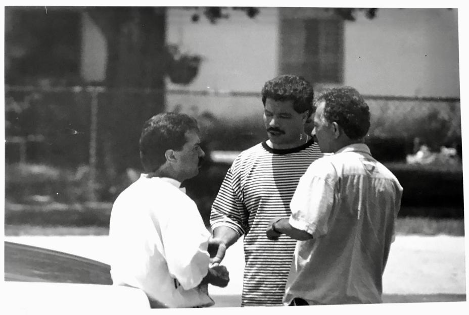 Martin Suarez and two other men, as supplied by publisher.