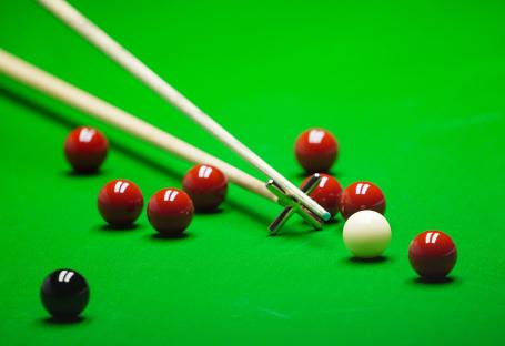 What is a ‘cannon’ in snooker?