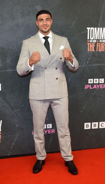 Tommy Fury at a premiere.