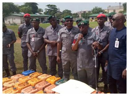 Nigeria Customs intercepts 1,577 jerry cans of smuggled petrol