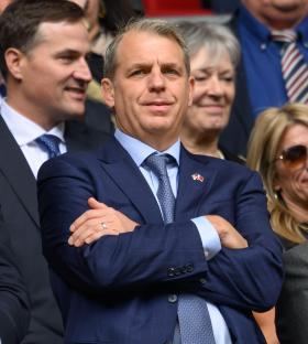 Todd Boehly, Chelsea co-owner, at Wembley Stadium.