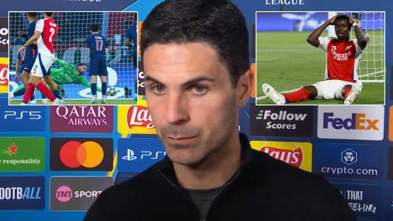 ‘Upset’ Mikel Arteta claims there ‘hasn’t been a better team’ than Arsenal in the Champions League in blunt interview