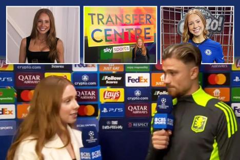 Premier League star’s glam sister is making her own way as TV sports reporter and had emotional interview with sibling