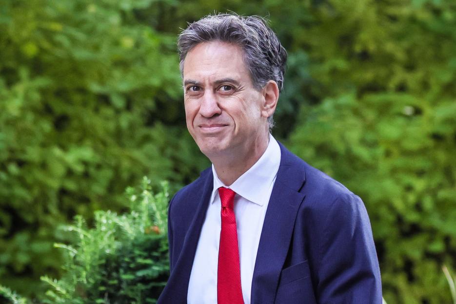 Ed Miliband, Secretary of State for Energy Security and Net Zero, at a cabinet meeting.
