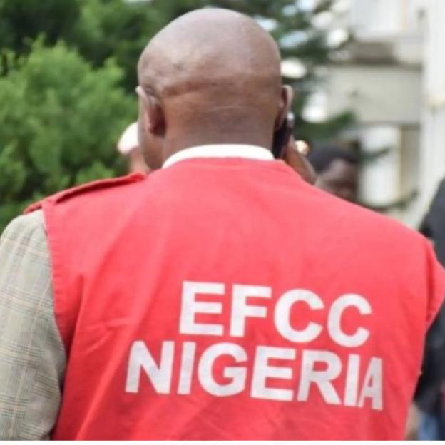 EFCC operatives raid MKO Abiola Stadium, Obasanjo library, arrest youths