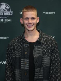 Freddie Brazier at the Jurassic World: The Experience launch party.