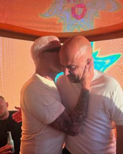 Liverpool boss Arne Slot parties with Wayne Lineker in Ibiza just hours after Premier League clash with Arsenal