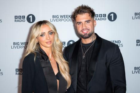Abi Moores and Nathan Campbell at the Radio 1 Big Weekend press launch.