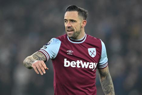 Danny Ings of West Ham United during a Premier League match.