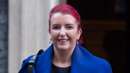 Louise Haigh, Secretary of State for Transport, leaving 10 Downing Street.