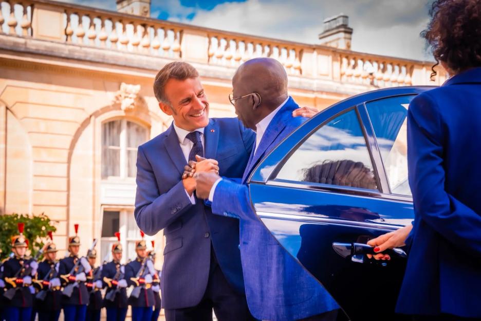 Tinubu reveals what he discussed with French President Macron