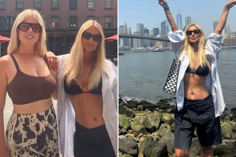 Lousie Redknapp, 50, wows fans as she shows off her toned body in a bikini on girls’ holiday 