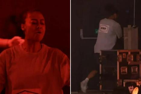 Watch the moment a 99 To Beat contestant furiously screams at co-star before storming off ITV set in elimination rage