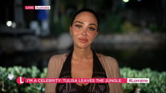 Tulisa on Lorraine discussing her exit from I'm a Celebrity...Get Me Out of Here!