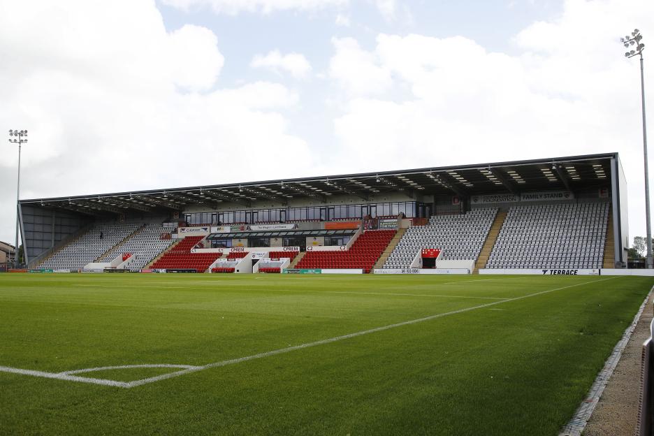 Morecambe Football Club's Mazuma Stadium.