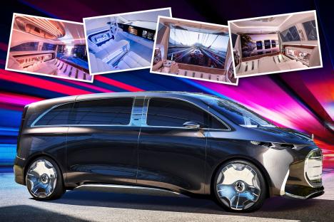 New van dubbed luxury ‘private lounge’ on wheels thanks to 65-inch cinema screen, ‘karaoke mode’ & leather recliners