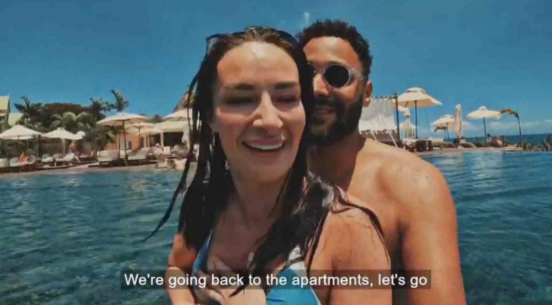 Rebecca and Bailey in Married At First Sight UK.