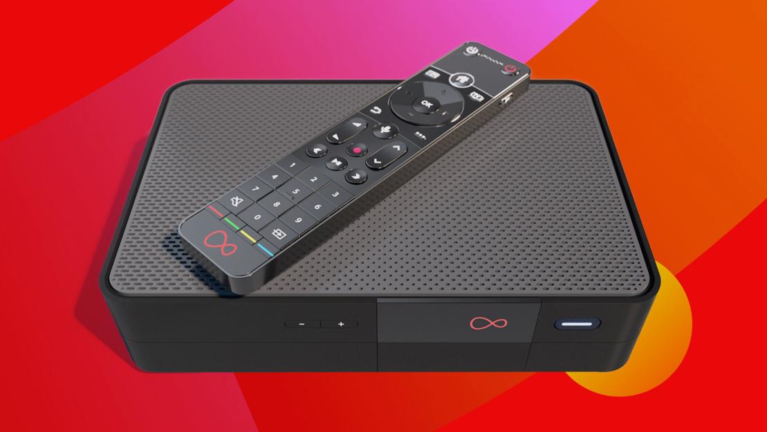 Virgin Media Stream box and remote.