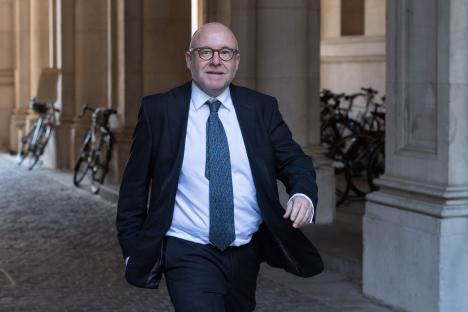 Attorney General Richard Hermer arriving at Downing Street.