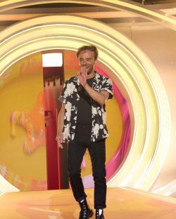 Jack P. Shepherd on the Celebrity Big Brother stage.