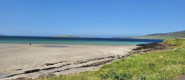Scottish beach for sale on Shapinsay Island.