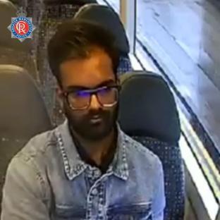 Image of a man police wish to speak to regarding a sexual assault.