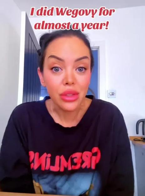 Woman sharing her experience with Wegovy weight loss.
