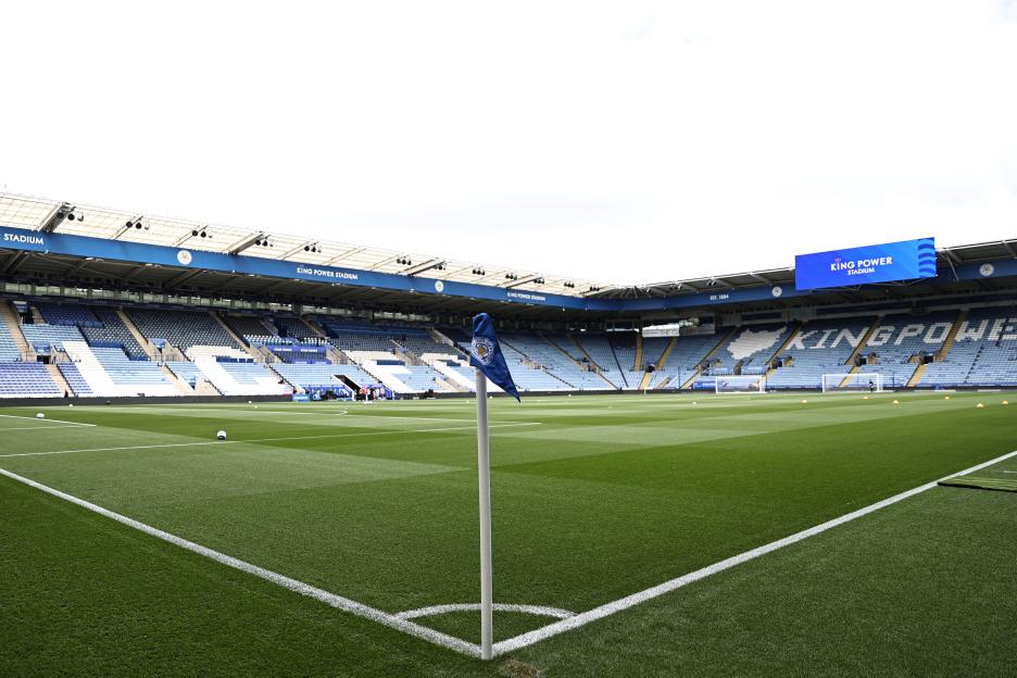 King Power Stadium in Leicester, England.