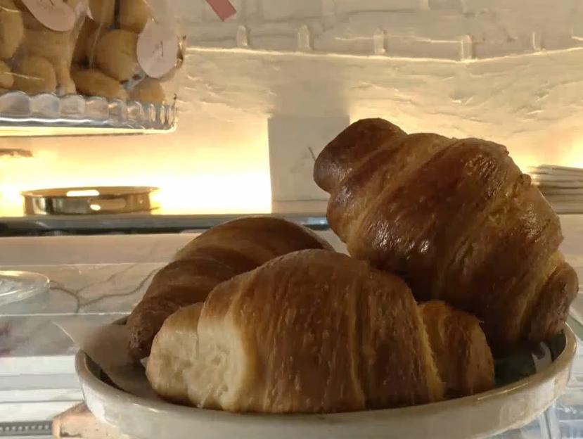 Croissants at Audrey's Bakery in Oderzo, Italy.